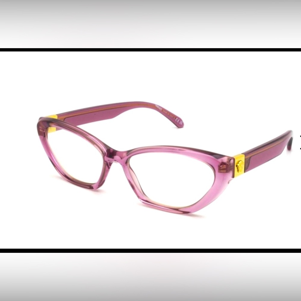 Versace Purple Cat-Eye Glasses ( can use frame for prescription)